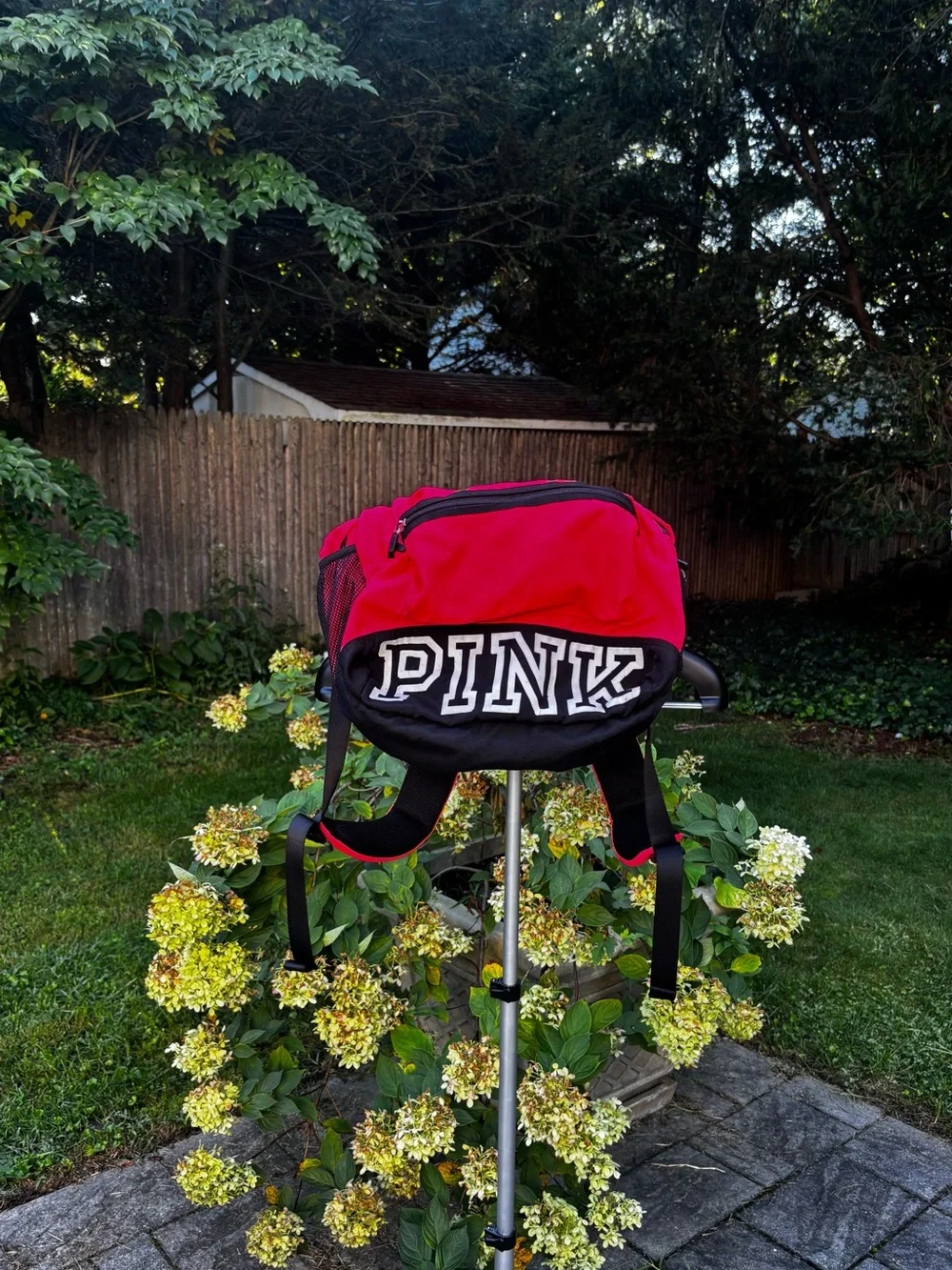 PINK Bright Pink Women’s Backpack - Casual Daypack